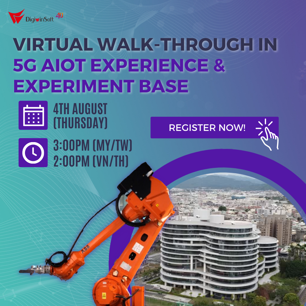 Virtual Walk-Through In Digiwin 5G AIoT Experience and Experiment Base (1040 × 1040 像素)